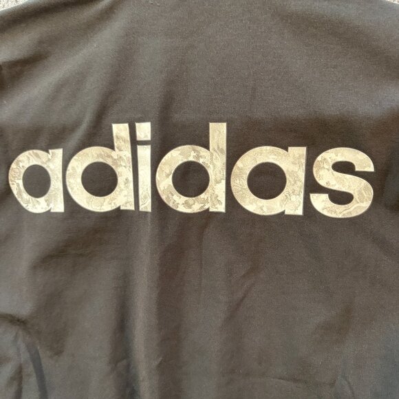 Adidas Women's Athletic Jogging Workout Full Zip Black Windbreaker Size XS - Picture 3 of 11